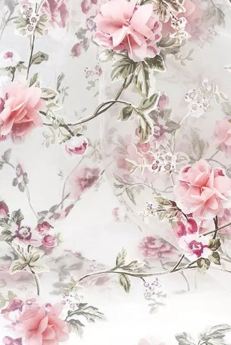 Romantic floral cape - Atelier Calliste