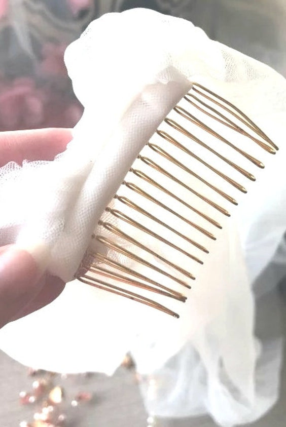 3D FLOWERS veil - Atelier Calliste