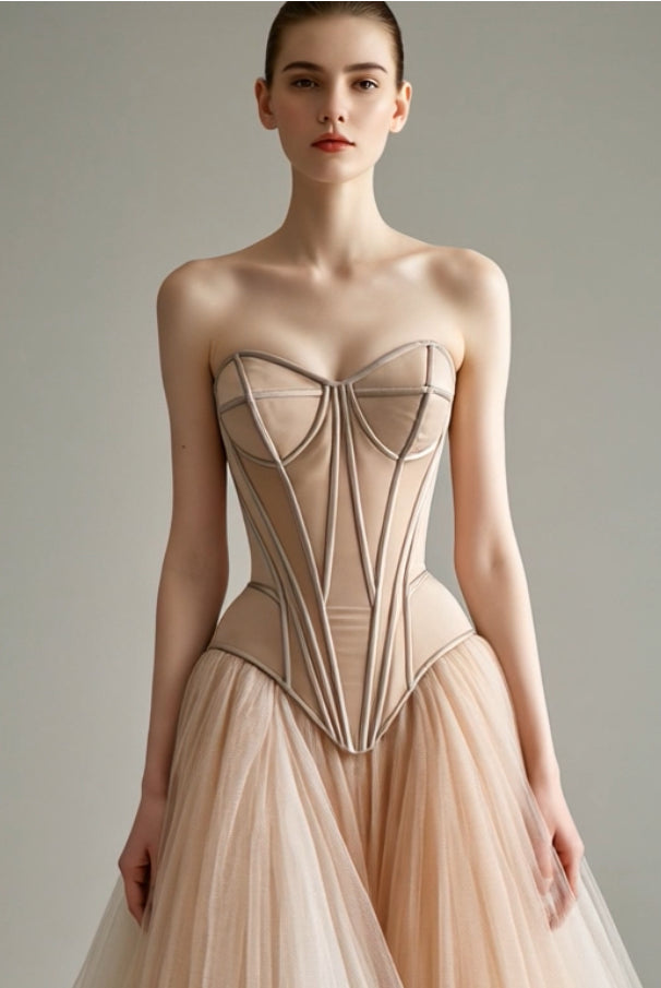 ARCHITECTURAL CORSET DRESS - Atelier Calliste