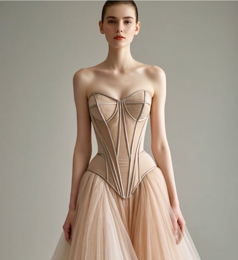 ARCHITECTURAL CORSET DRESS - Atelier Calliste