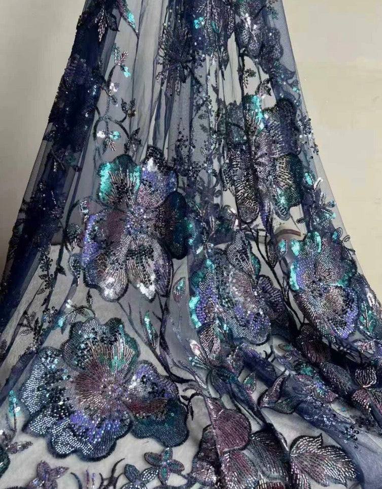 PETRA KARA BESPOKE Peacock Fantasy 1st Instalment artwork featuring vibrant peacock feathers and intricate design details.
