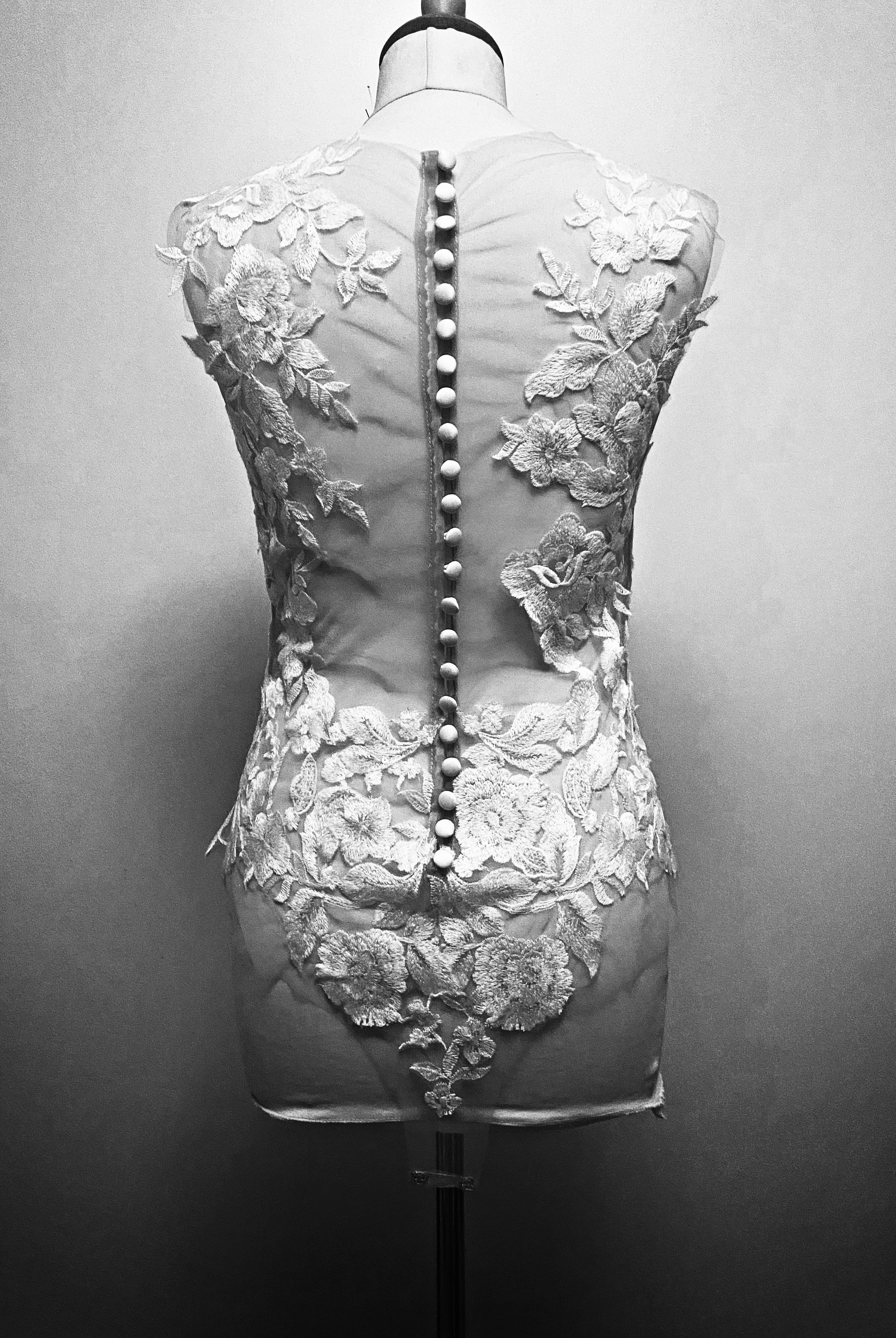 Calliste Nymph bridal bodysuit top - Atelier Calliste
