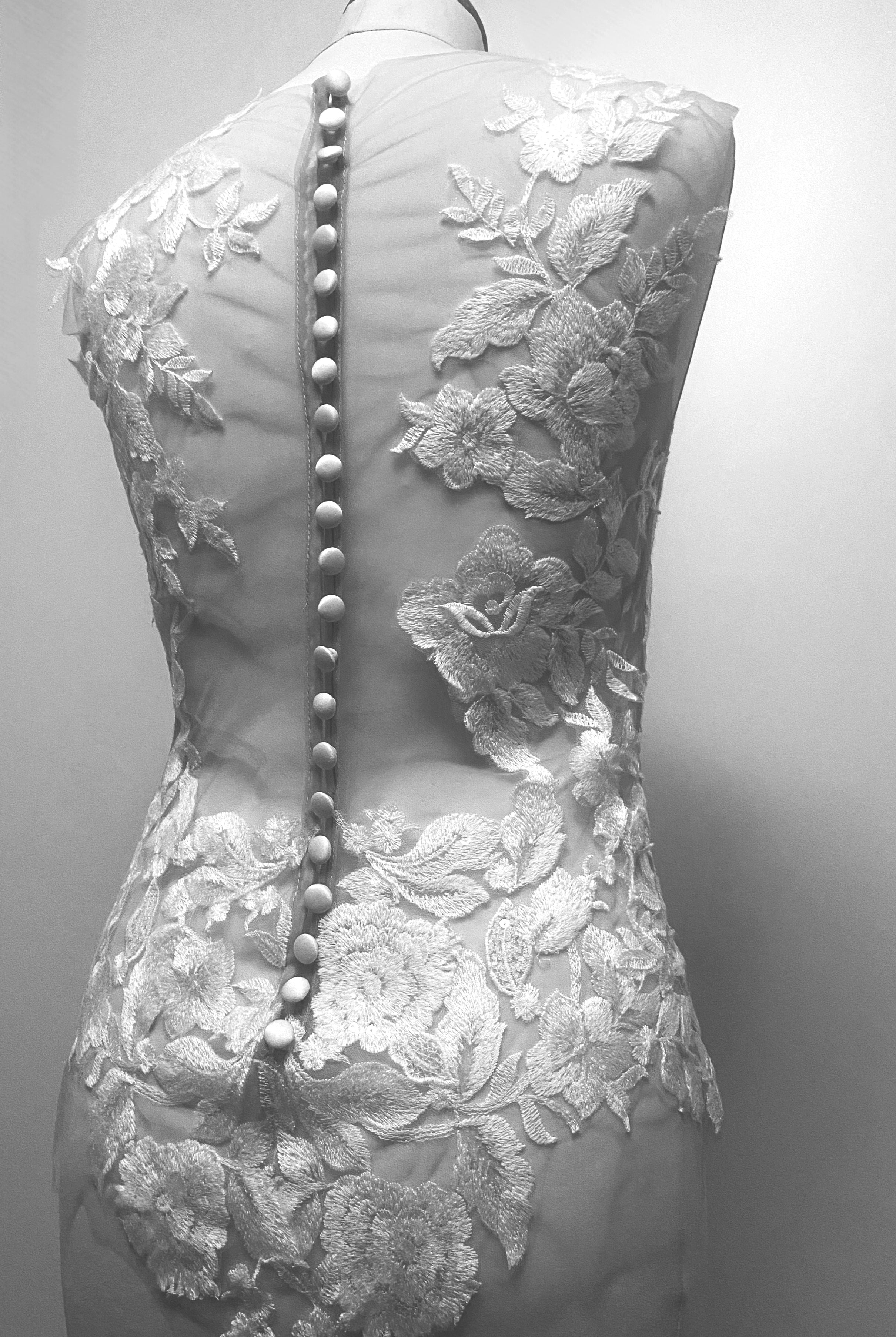 Calliste Nymph bridal bodysuit top - Atelier Calliste