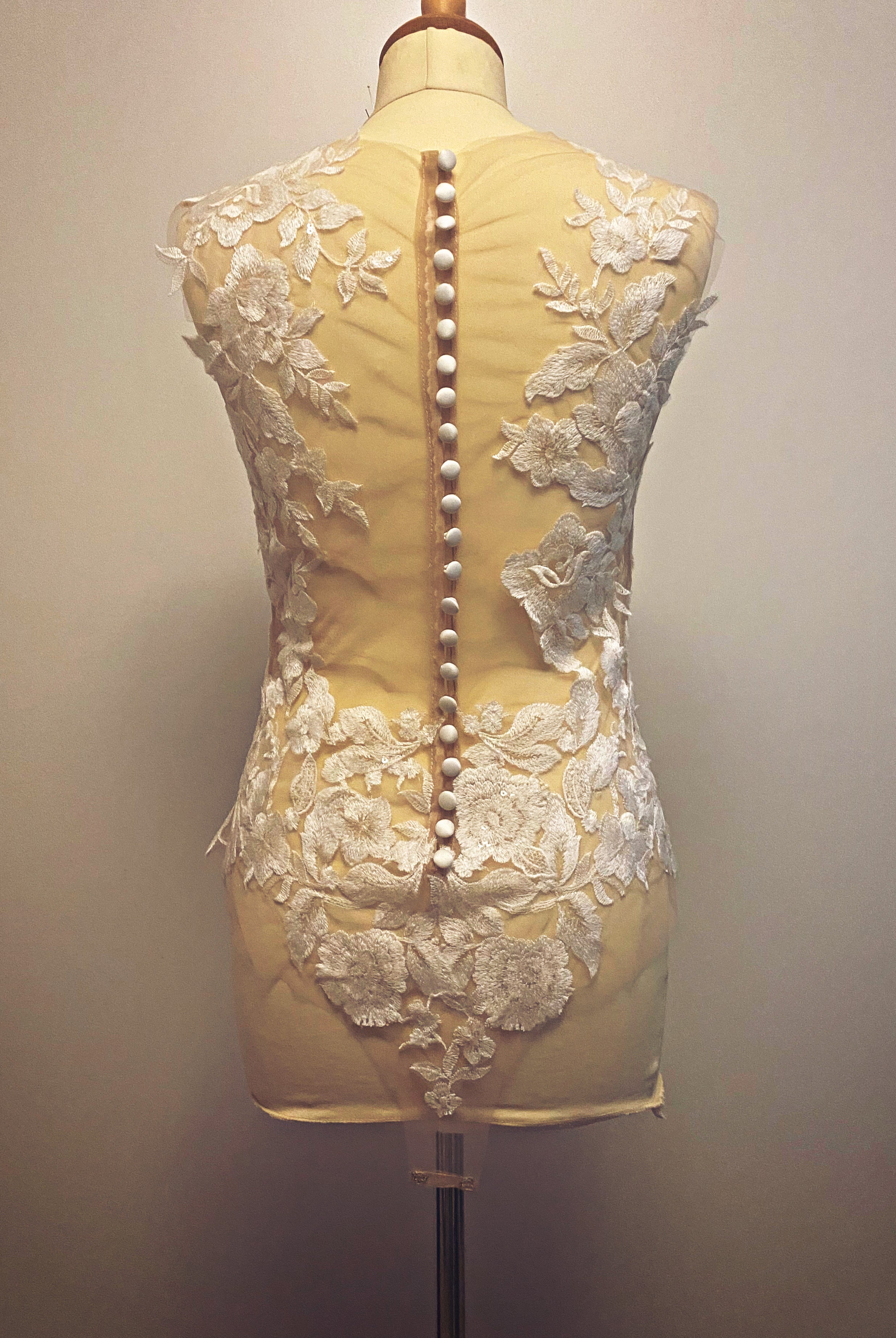 Calliste Nymph bridal bodysuit top - Atelier Calliste