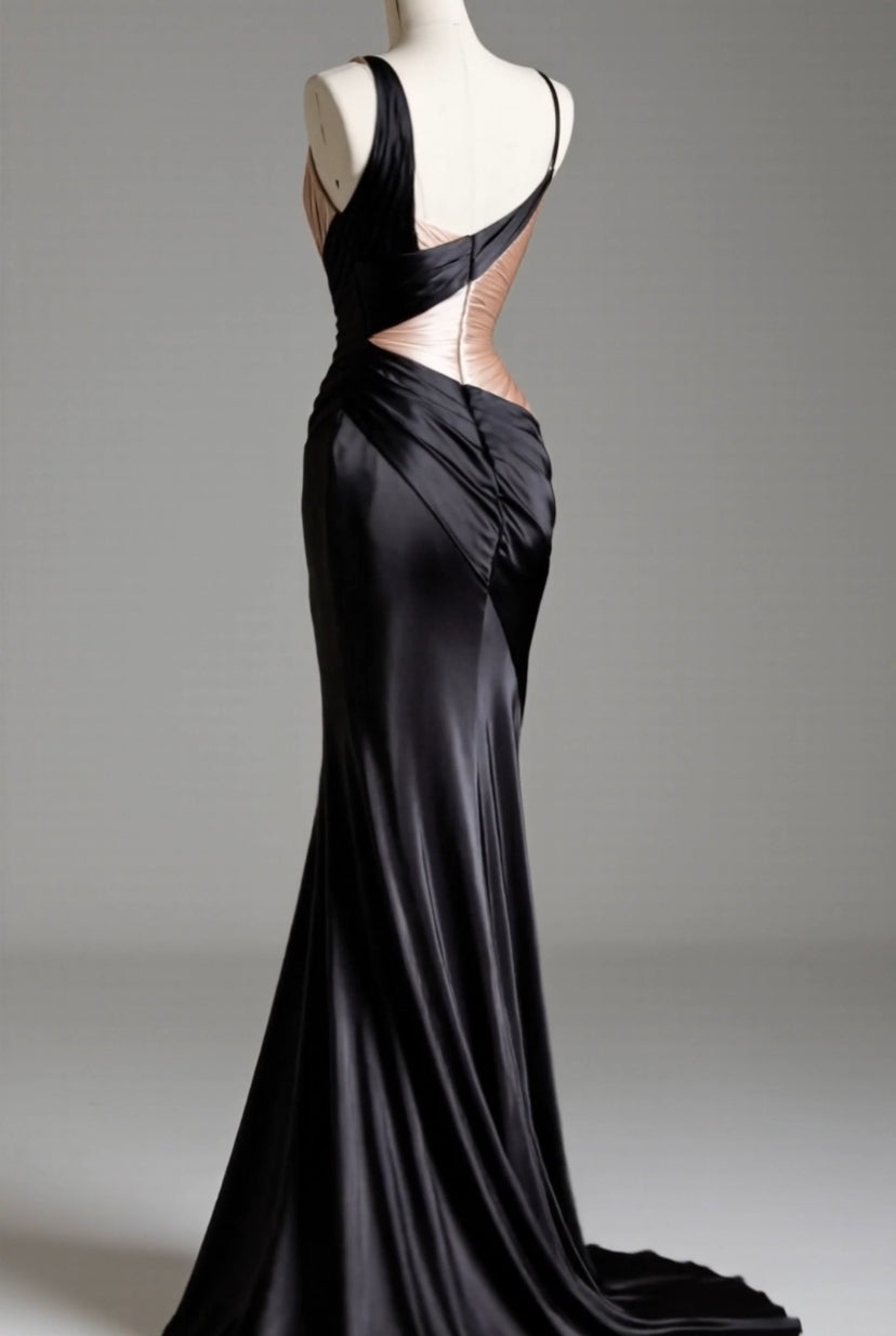 Black Nude Dress - Atelier Calliste