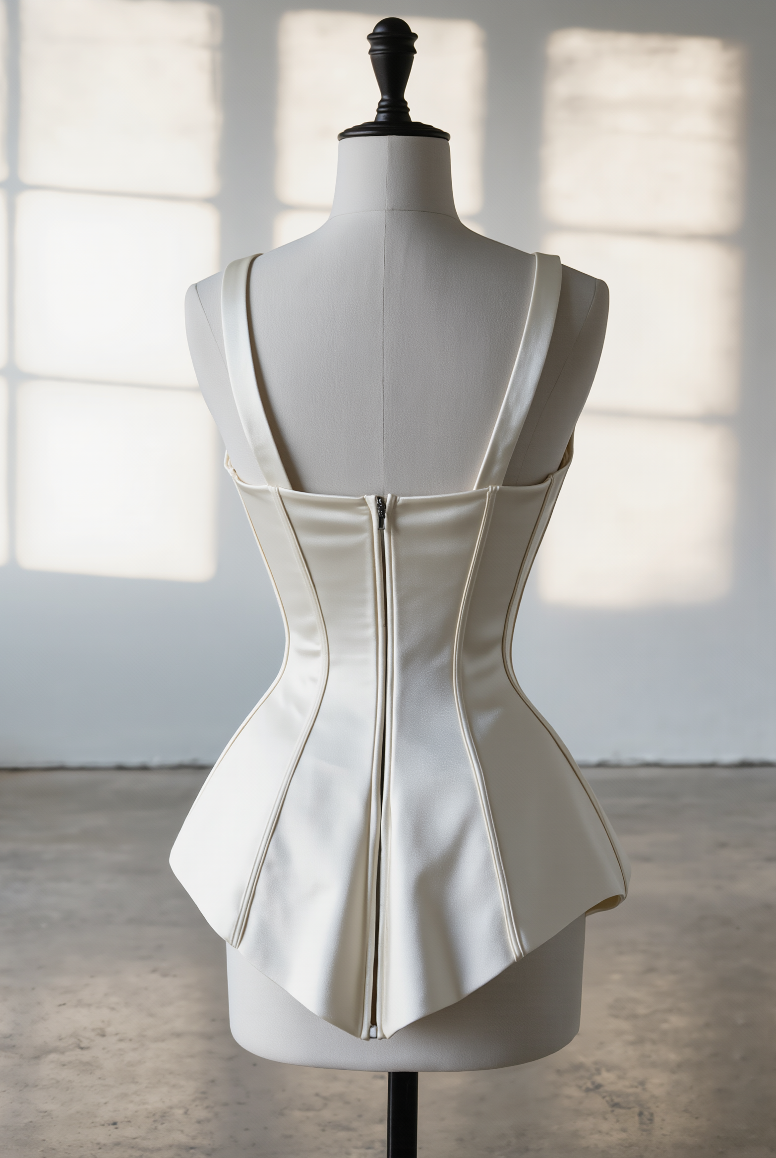 Petra Kara Grace Bridal Corset featuring lace and structured boning, designed for elegant wedding gowns.