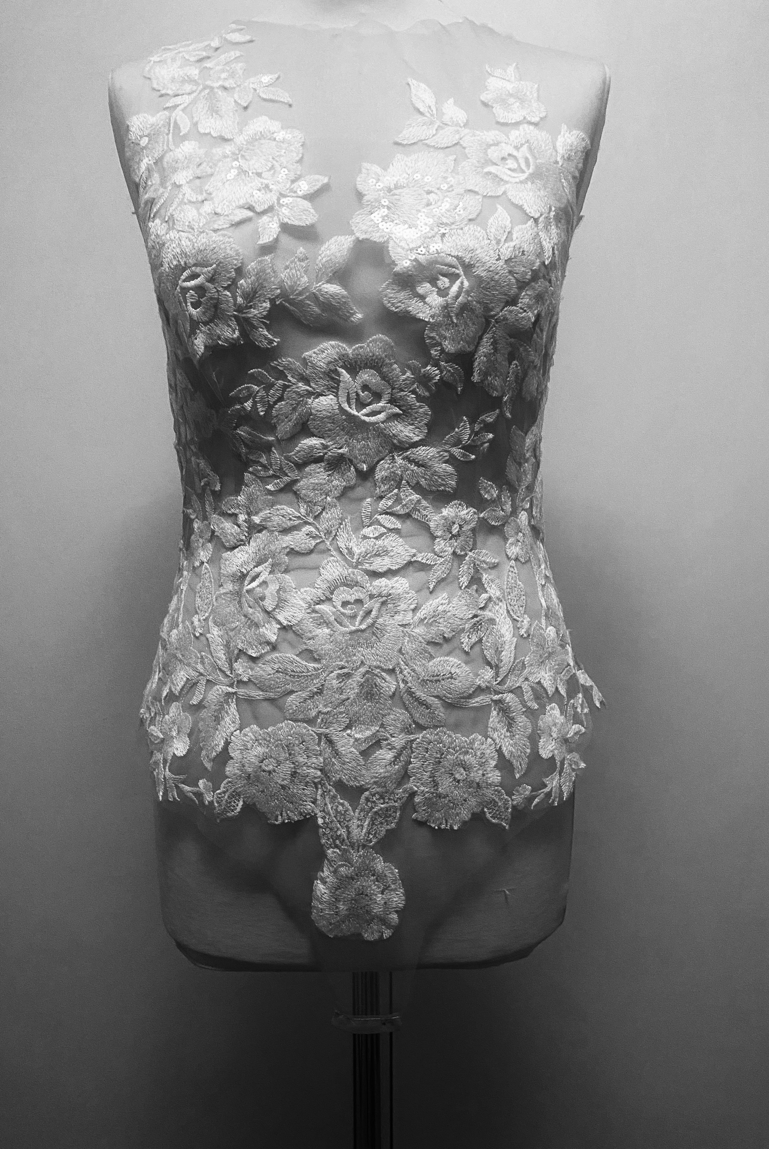 Calliste Nymph bridal bodysuit top - Atelier Calliste