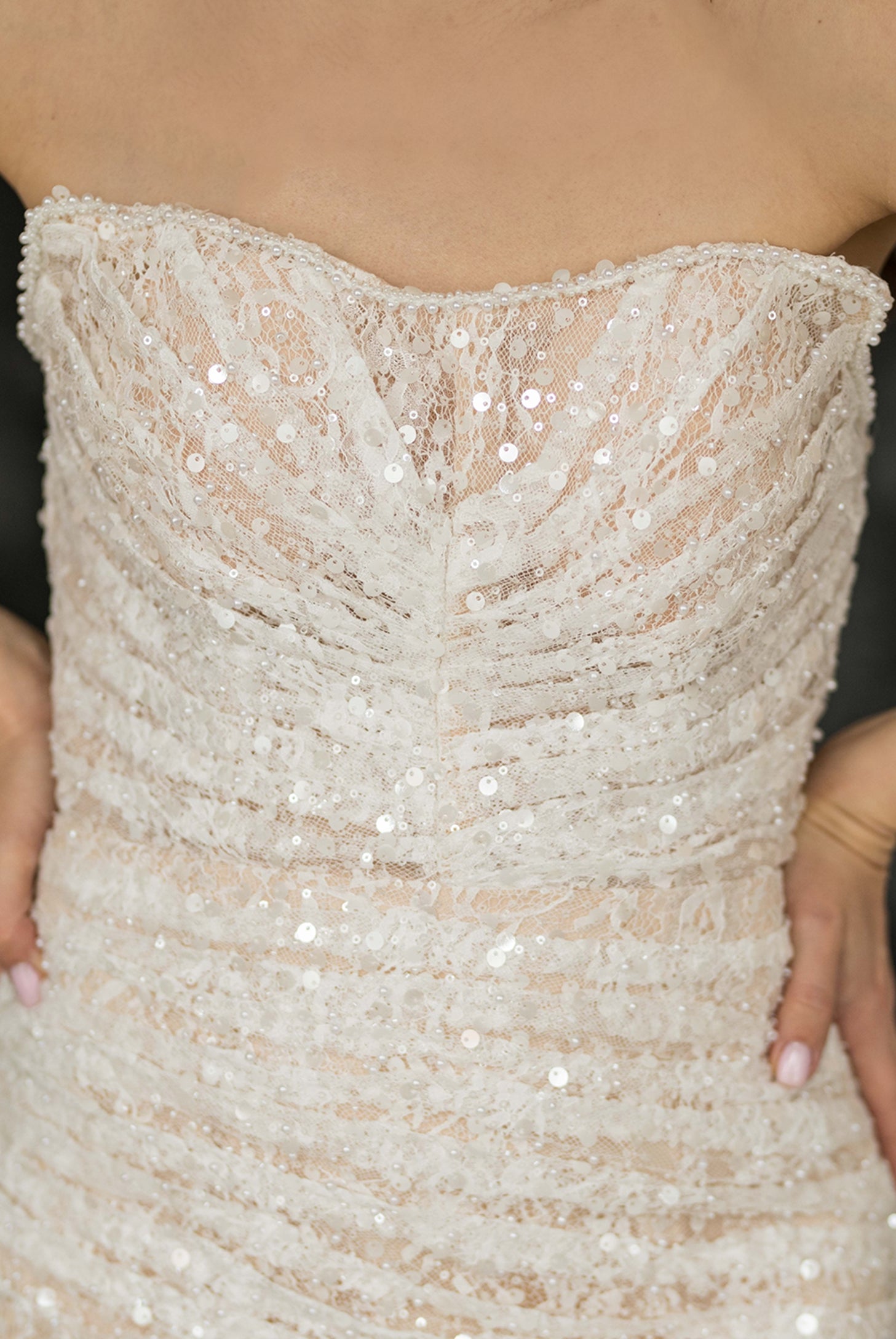 Celeste – Luxe Beaded Gown with Detachable Overskirt - Atelier Calliste