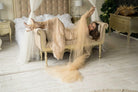 Size 6 Romance Luxury Dress with Detachable Sleeve Gloves - Atelier Calliste