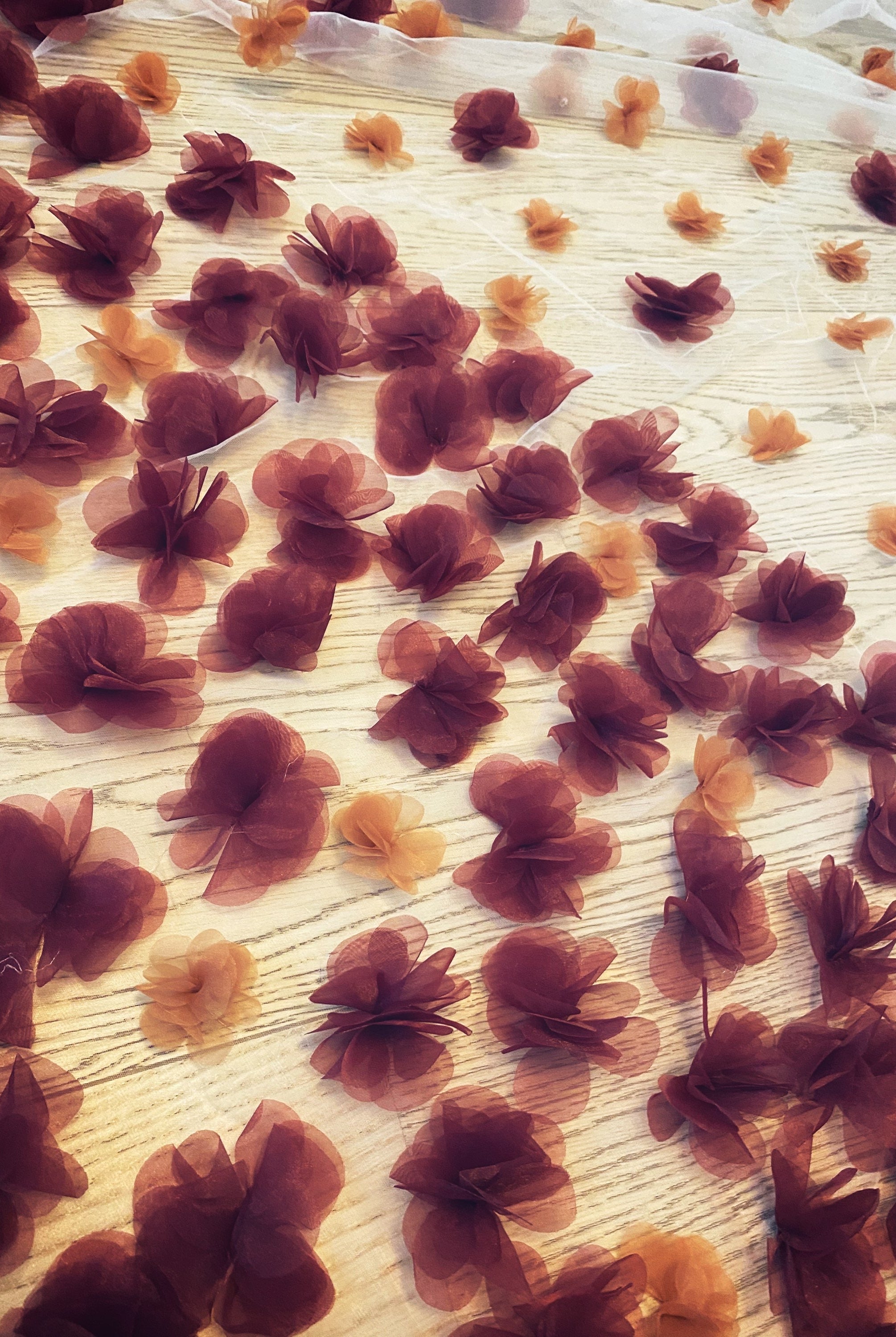 3D FLOWERS veil - Atelier Calliste