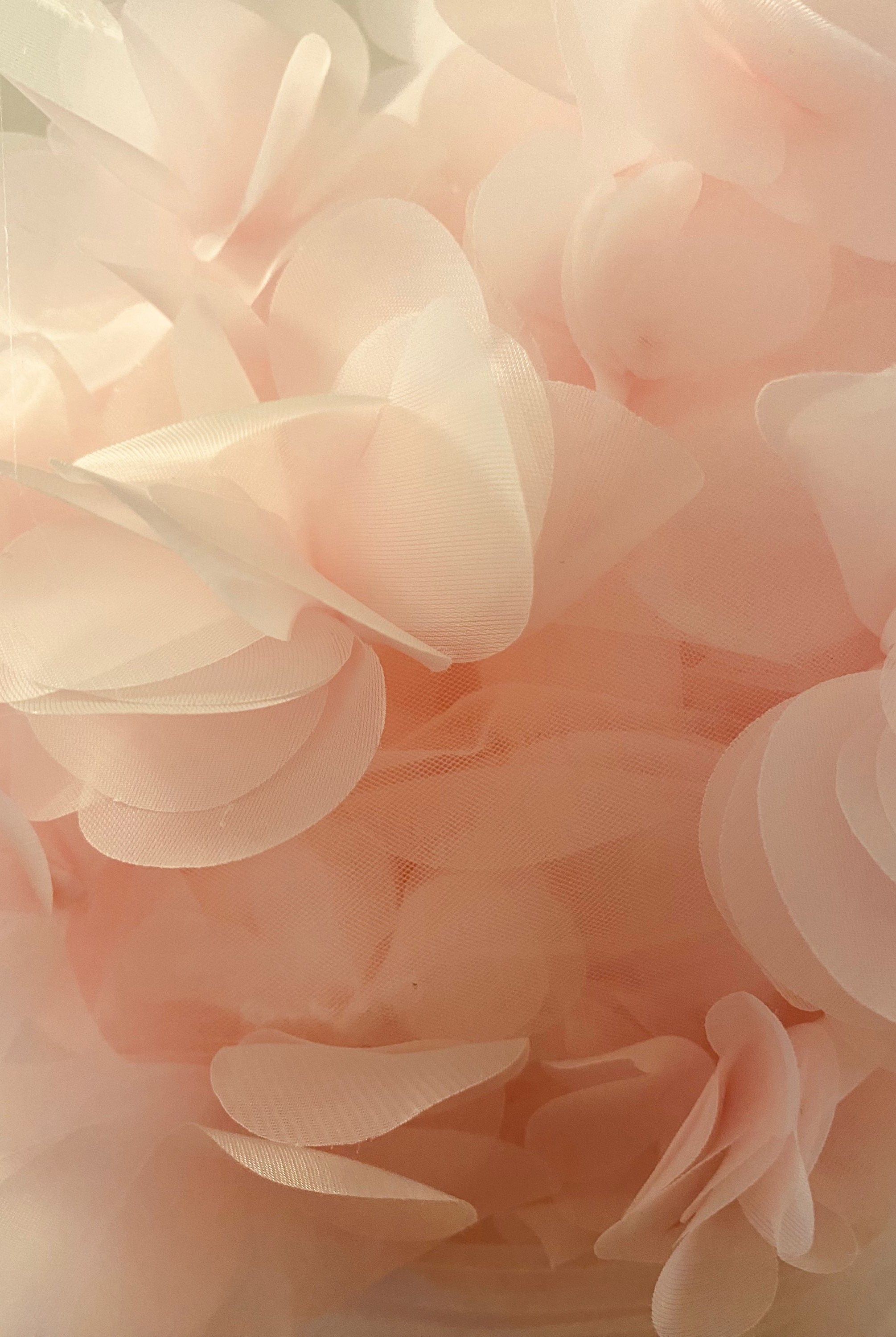 Atelier Calliste 3D flowers veil featuring intricate floral lace design, delicate mesh fabric, and elegant craftsmanship.