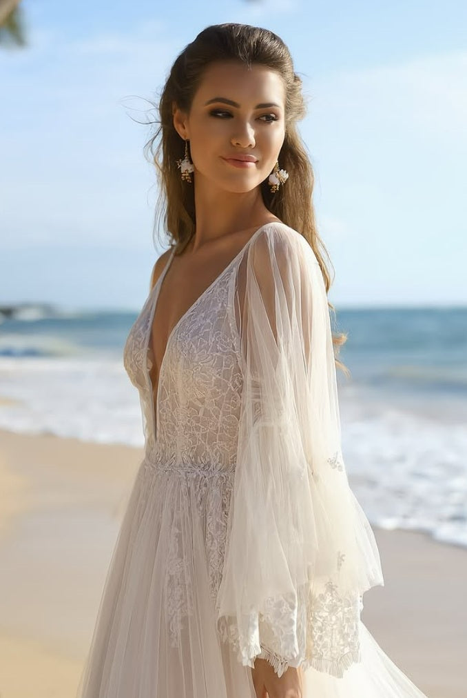 AMPHITRITE BEACH WEDDING DRESS - Atelier Calliste