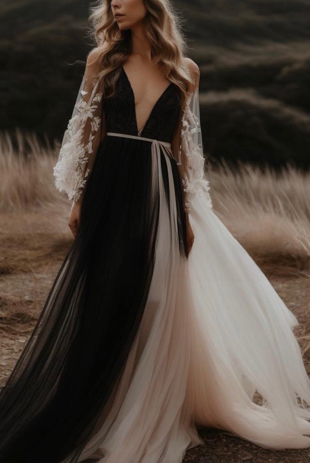 FEDRA black and white dress - Atelier Calliste