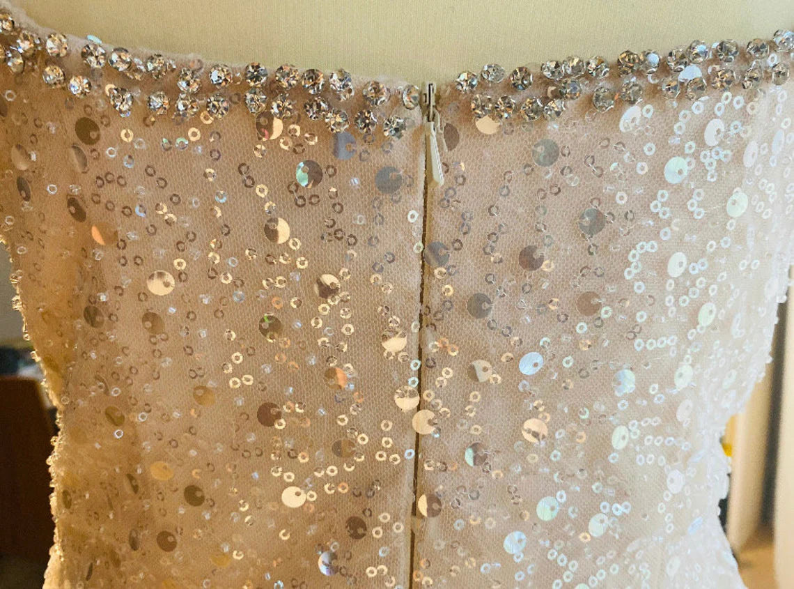 PINK ROSE beaded dress - Atelier Calliste