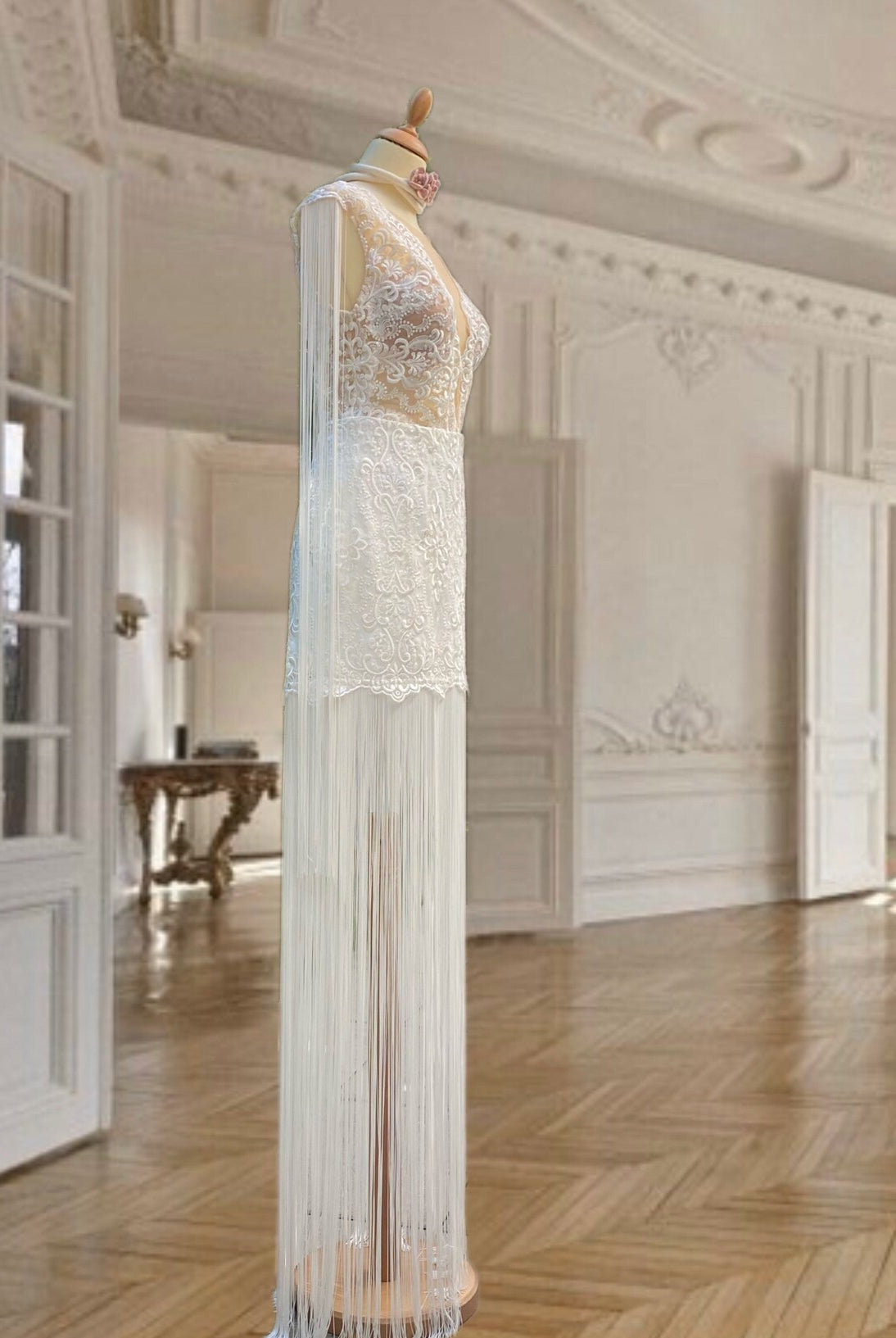 PALACE Lace & Fringle dress - Atelier Calliste