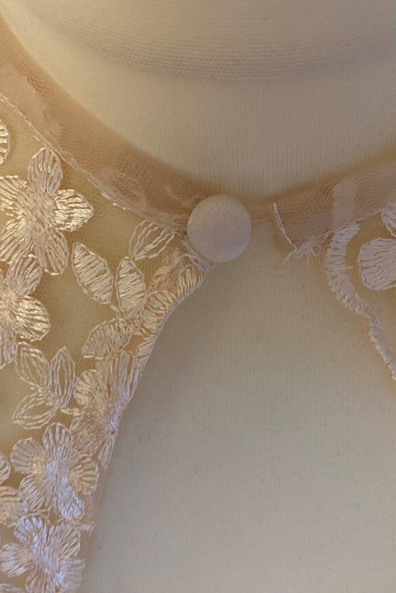 Dramatic Vintage Lace Cape - Atelier Calliste