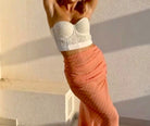 IN STOCK Size8 Pearl bustier top - Atelier Calliste