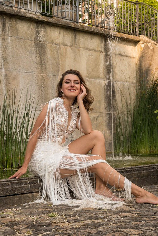 PALACE Lace & Fringle dress - Atelier Calliste