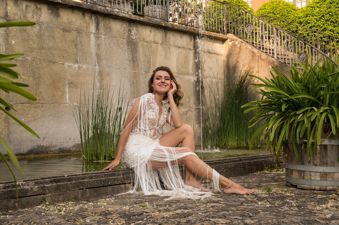 PALACE Lace & Fringle dress - Atelier Calliste