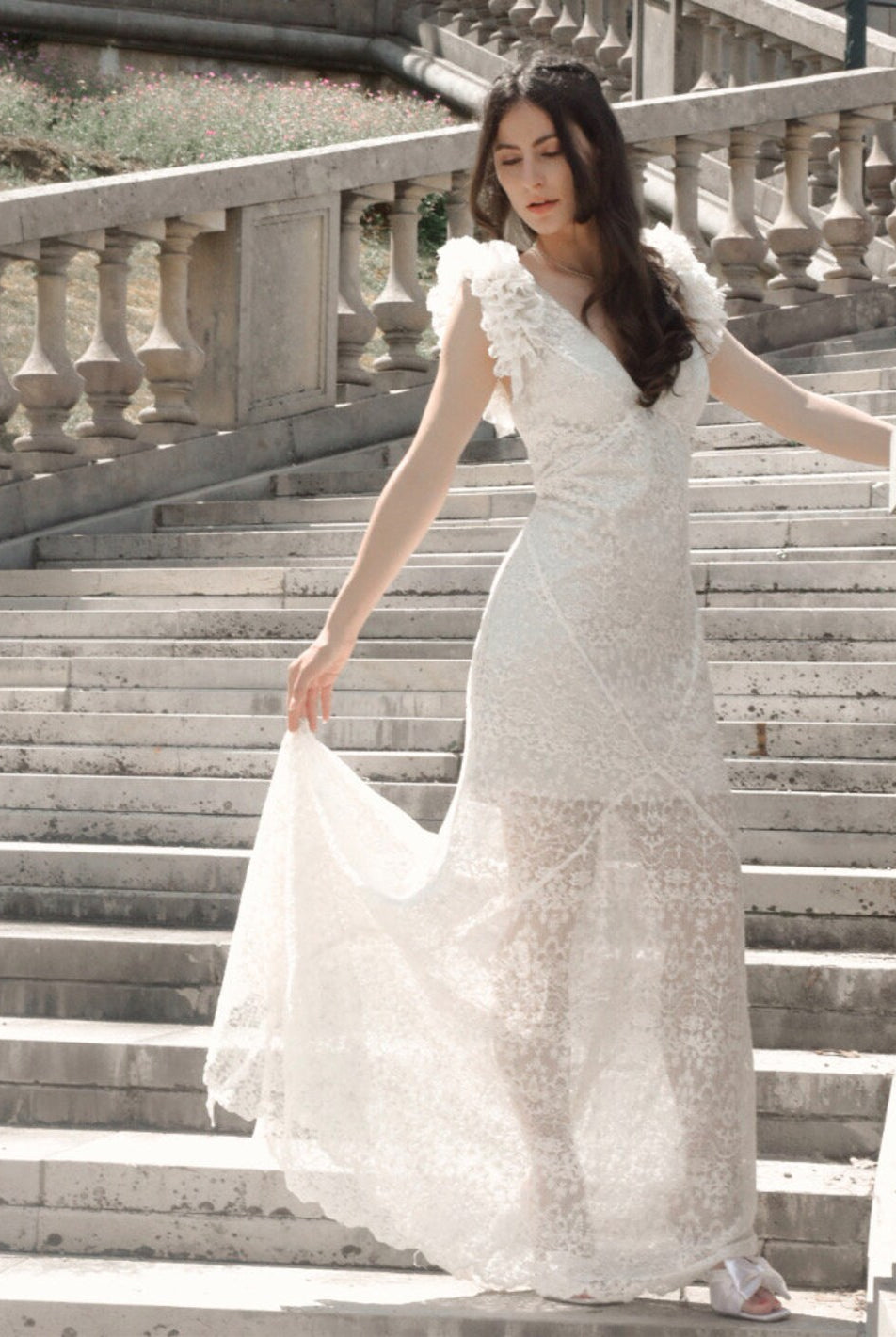 SWAN Ofelia lace dress - Atelier Calliste