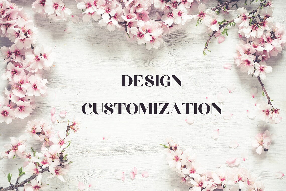 Small design change service by Atelier Calliste showing a designer working on custom adjustments to a fashion illustration.