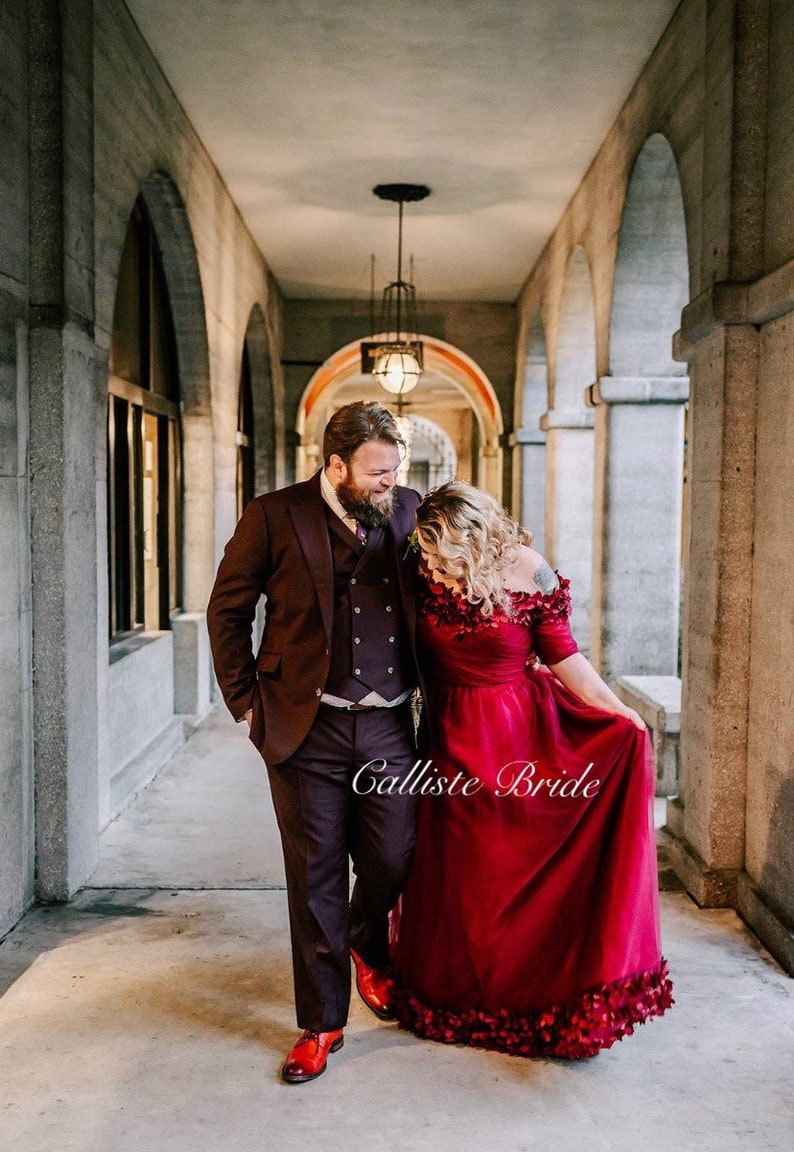 RED ROSE dress - Atelier Calliste