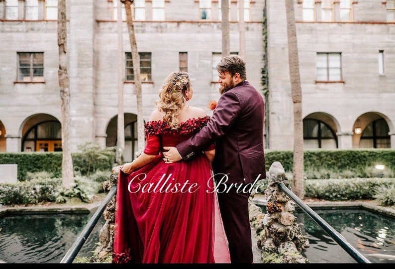 RED ROSE dress - Atelier Calliste