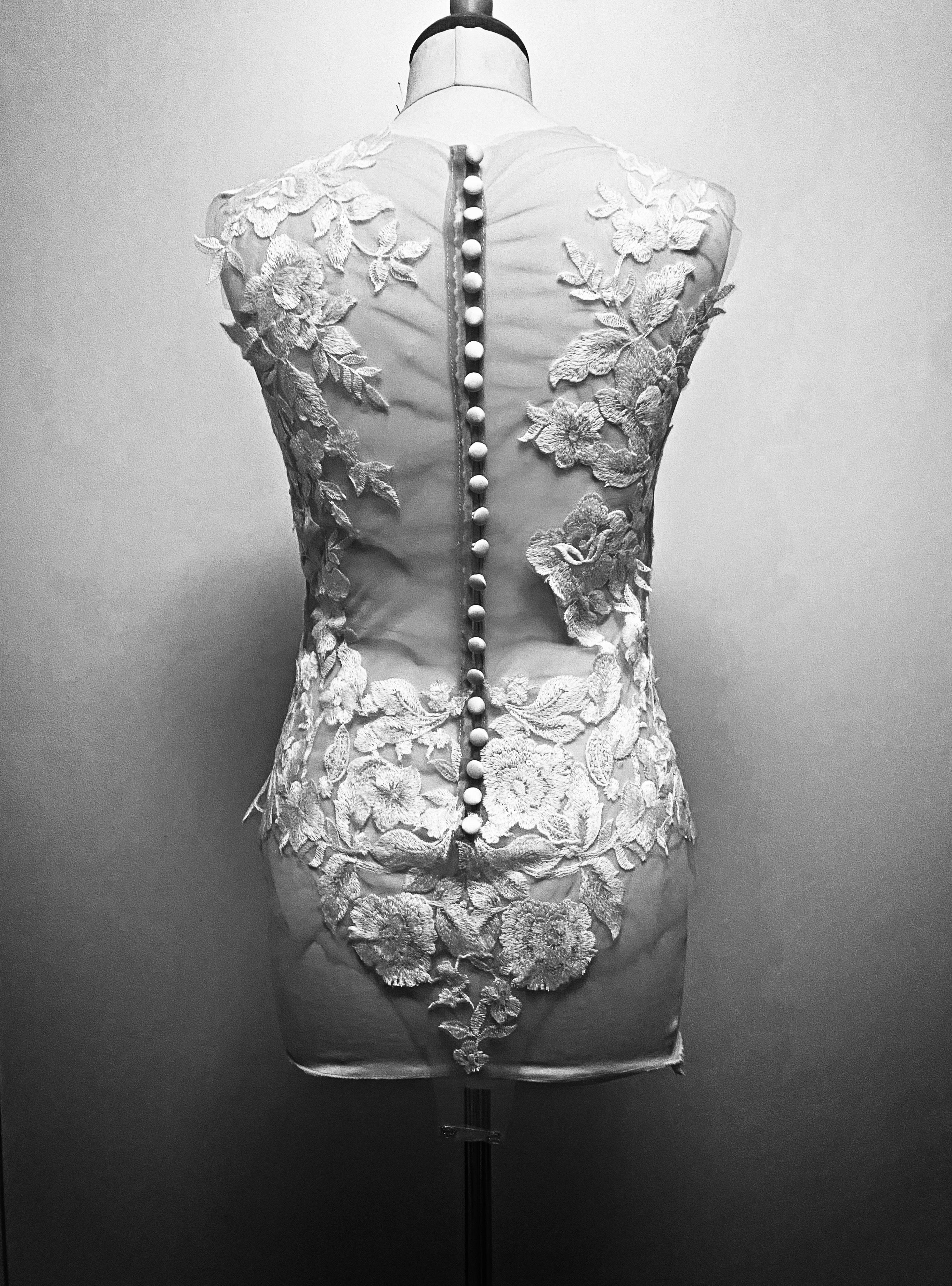 Calliste Nymph bridal bodysuit top - Atelier Calliste