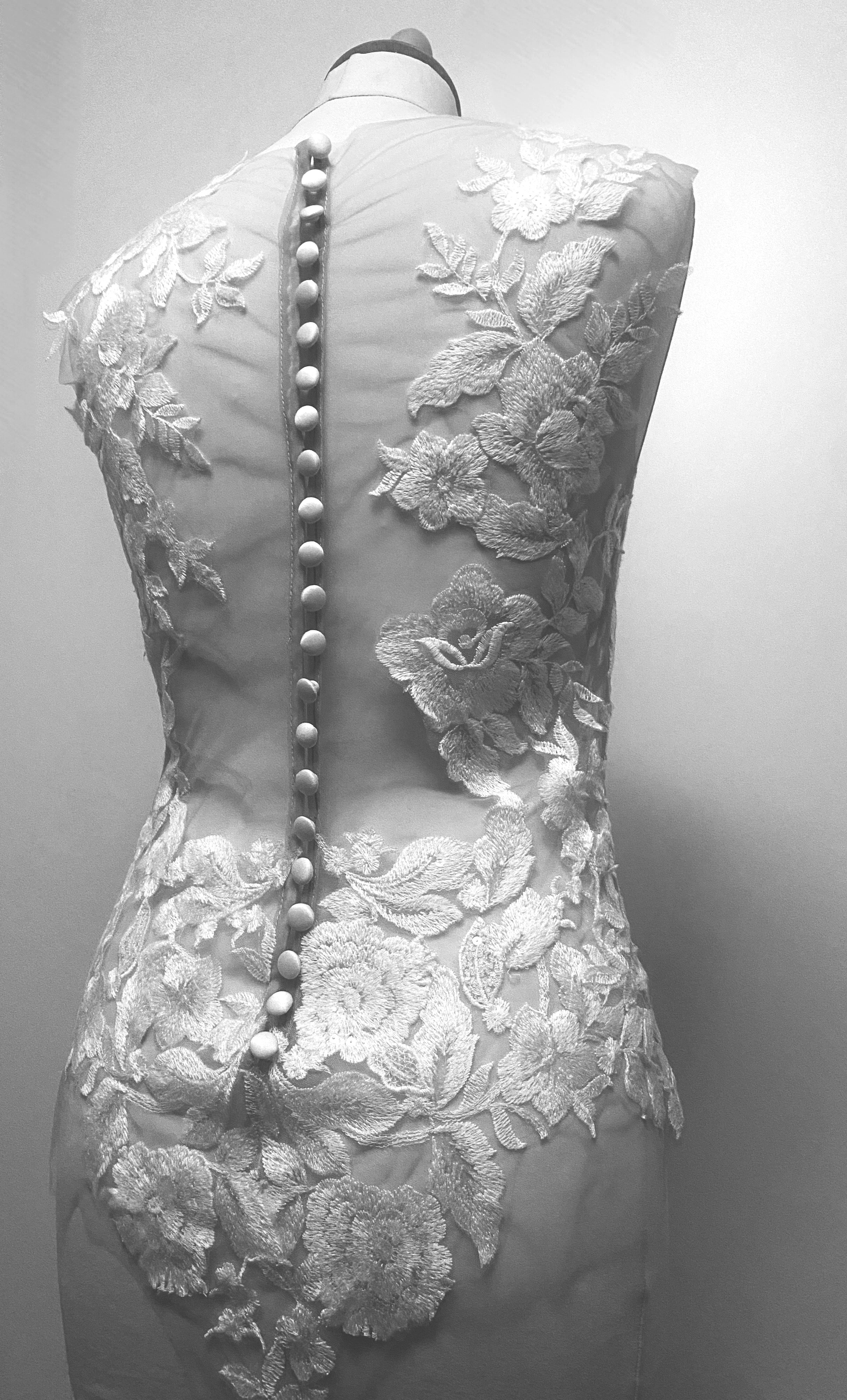 Calliste Nymph bridal bodysuit top - Atelier Calliste
