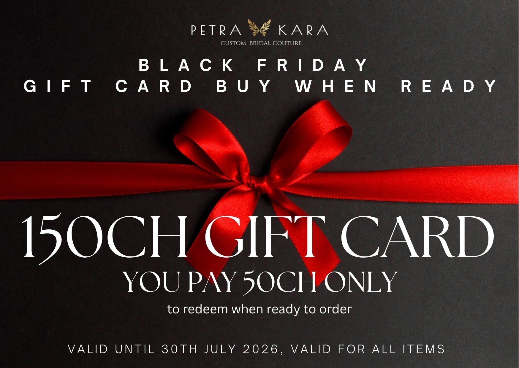 BUY WHEN READY: 150 GIFT CARD WITH 50 ONLY - Atelier Calliste