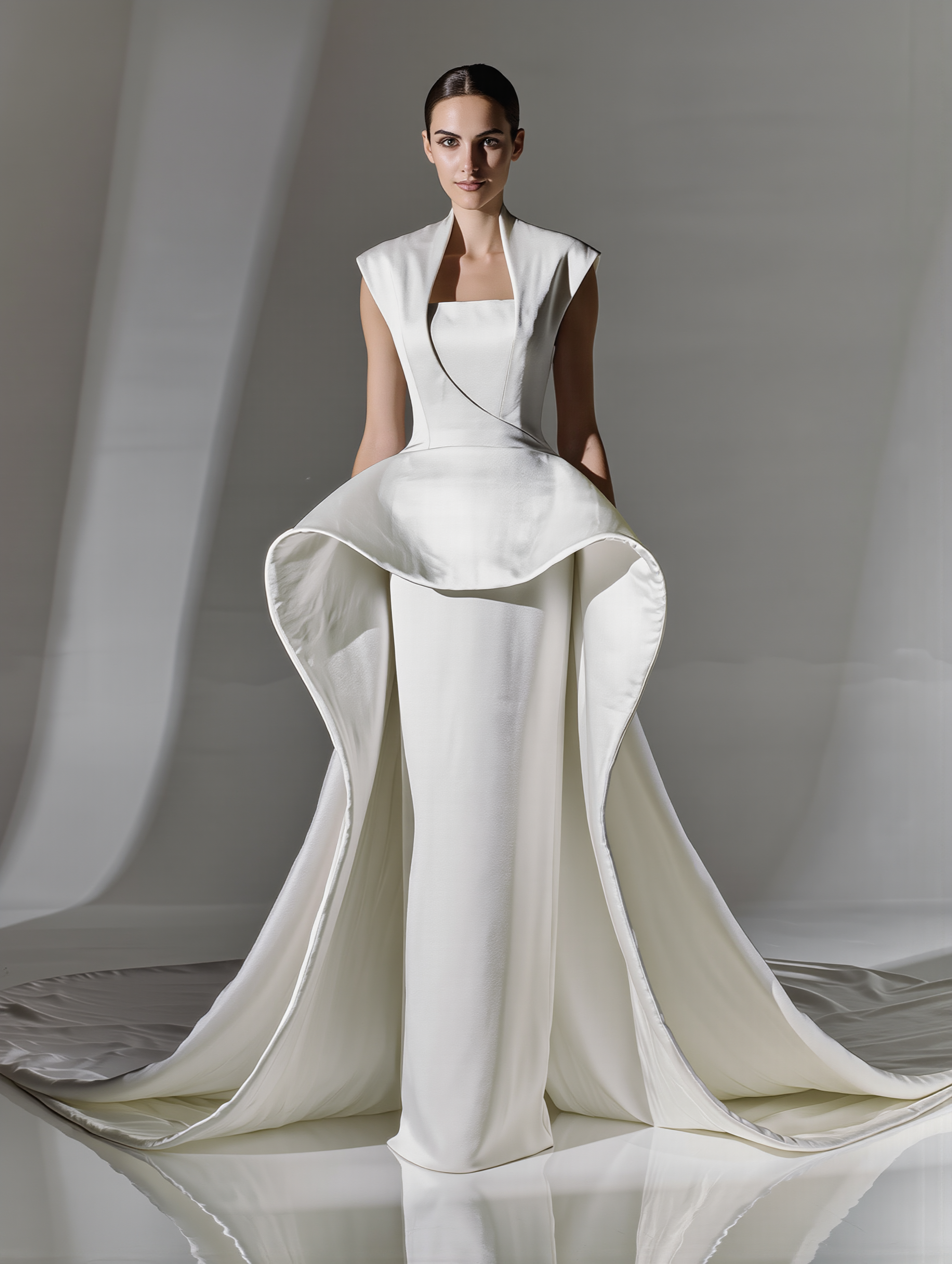 Solar Architectural Dress 2in1 by PETRA KARA featuring a stylish design with solar panels and architectural details in a modern fashion style.