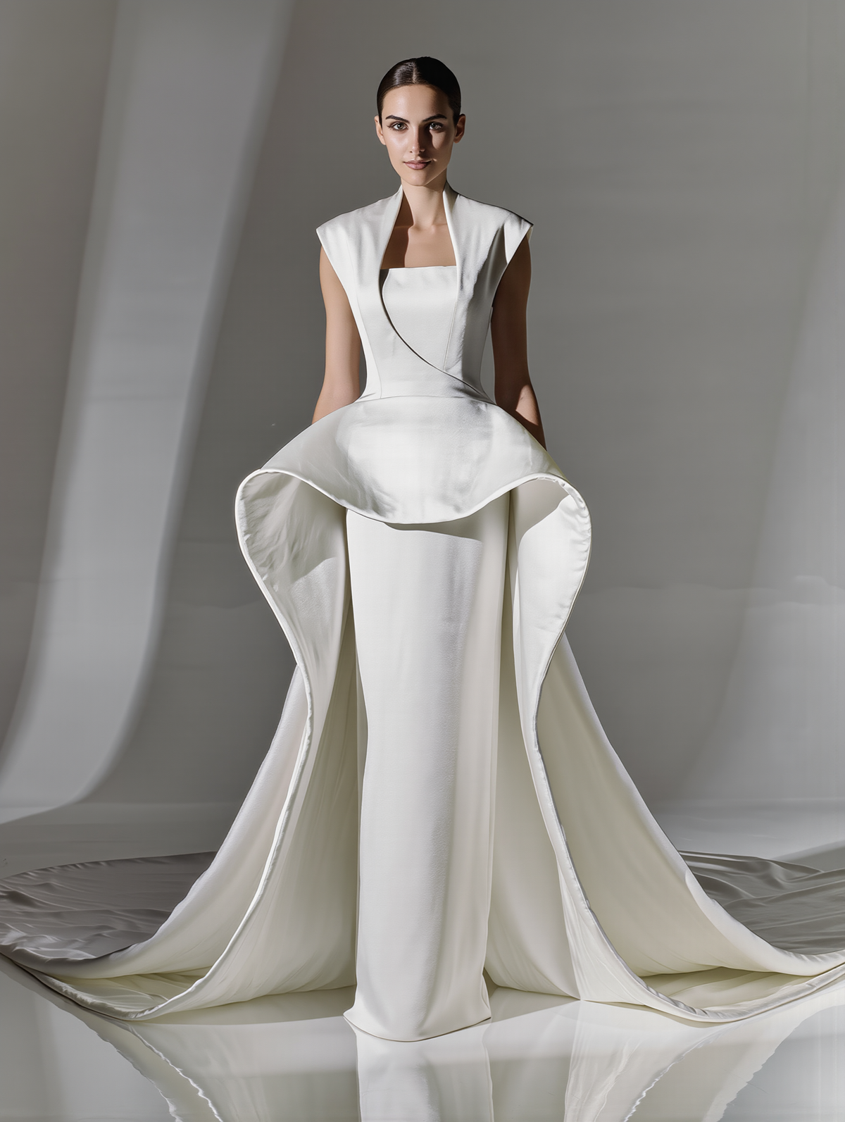 Solar Architectural Dress 2in1 by PETRA KARA featuring a stylish design with solar panels and architectural details in a modern fashion style.