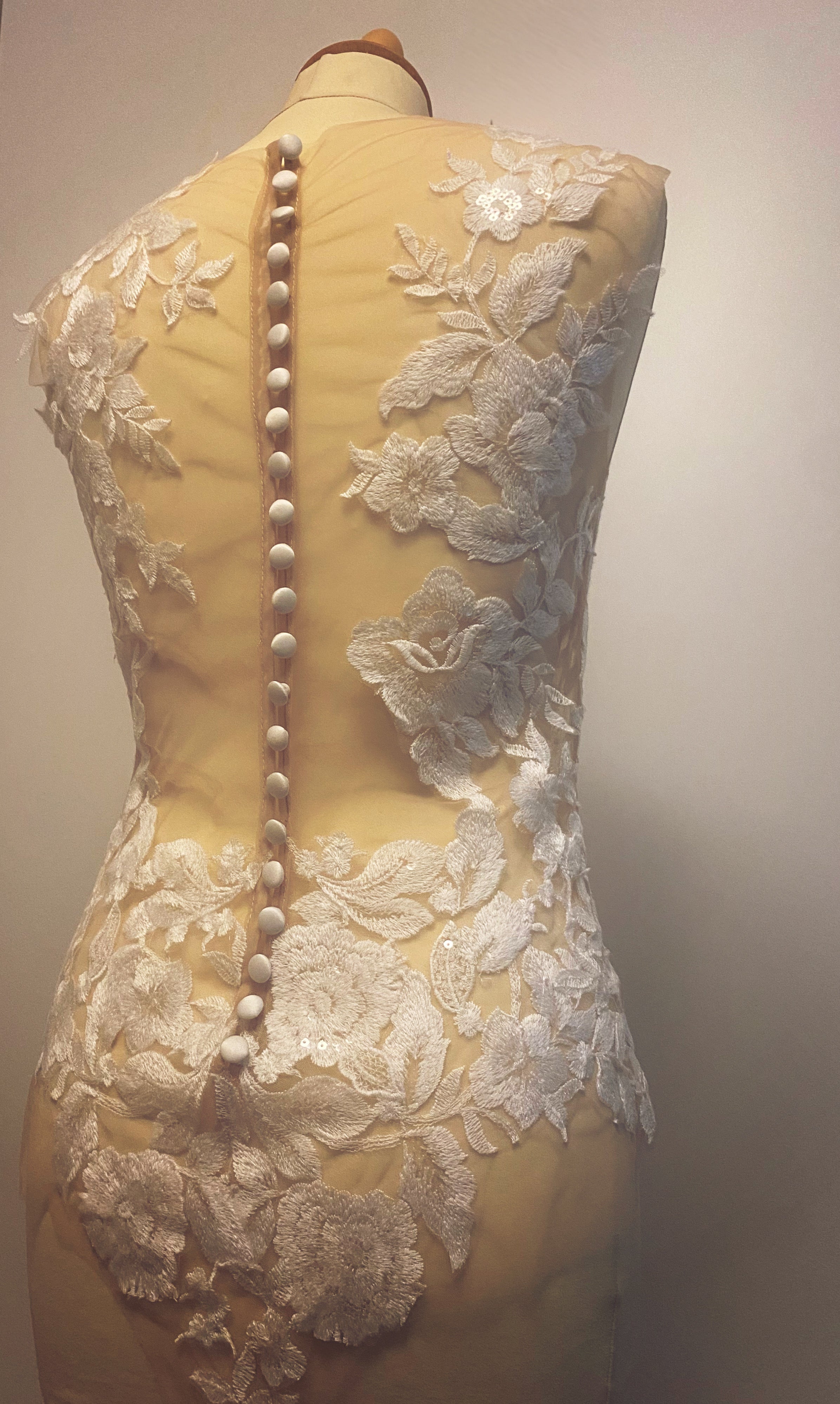Calliste Nymph bridal bodysuit top - Atelier Calliste