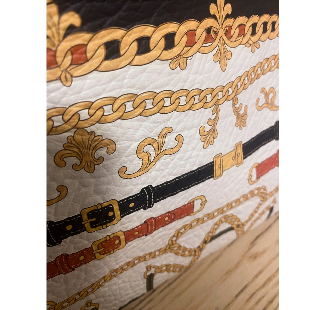 Petra Kara Limited leather purse from the Revolution Limited Collection, featuring a horse design and vintage-inspired style.