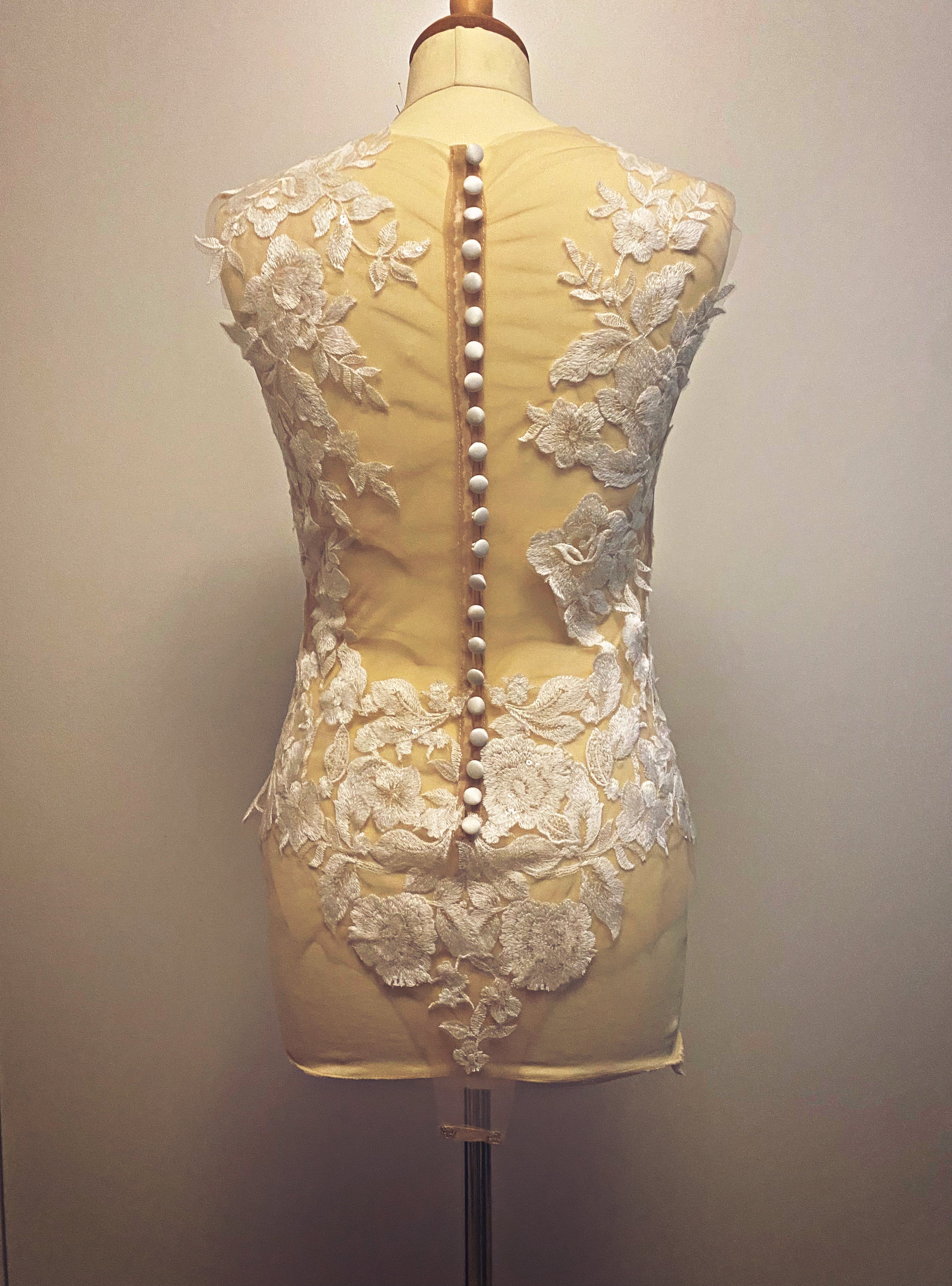 Calliste Nymph bridal bodysuit top - Atelier Calliste