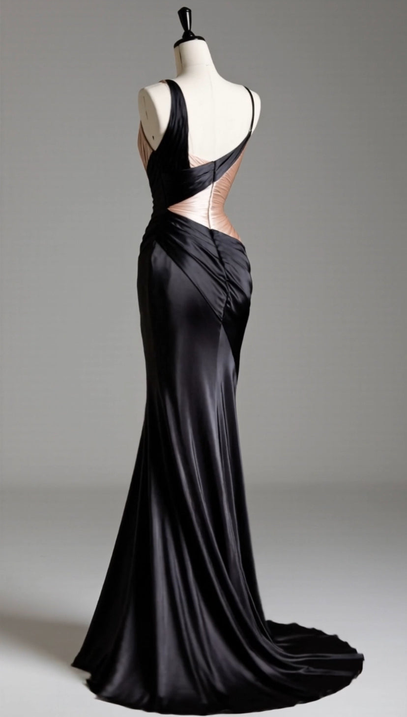 Black Nude Dress - Atelier Calliste