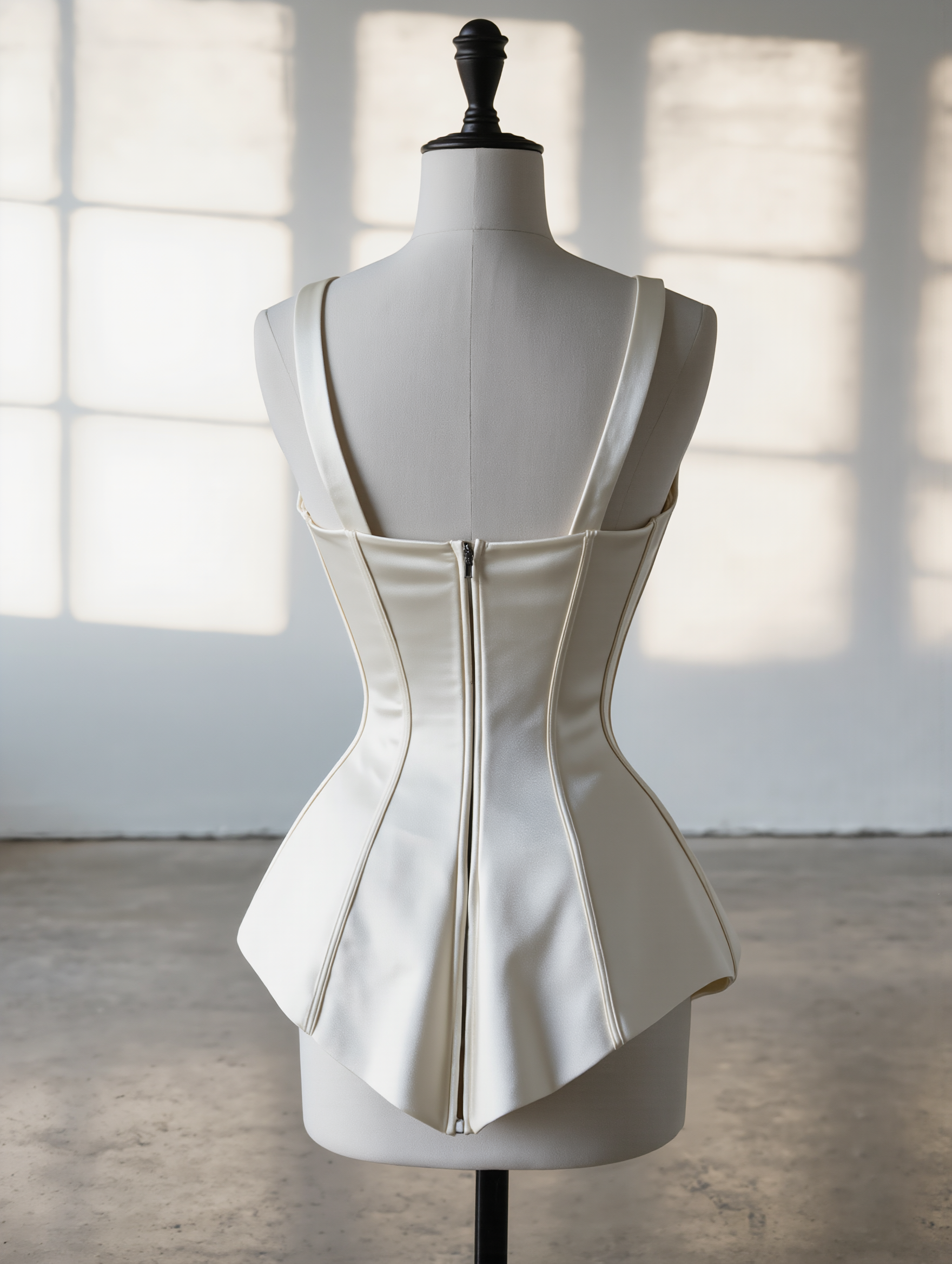 Petra Kara Grace Bridal Corset featuring lace and structured boning, designed for elegant wedding gowns.
