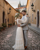 Boho Medieval Princes Wedding Dress - Atelier Calliste