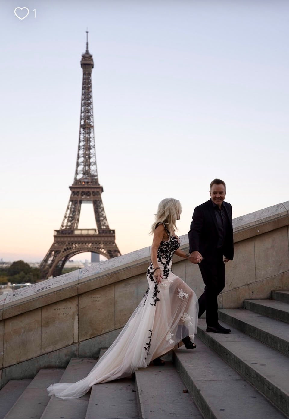 Ethereal Mystique Nymph wedding dress by Atelier Calliste featuring flowing fabric and intricate lace details.