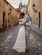 Boho Medieval Princes Wedding Dress - Atelier Calliste
