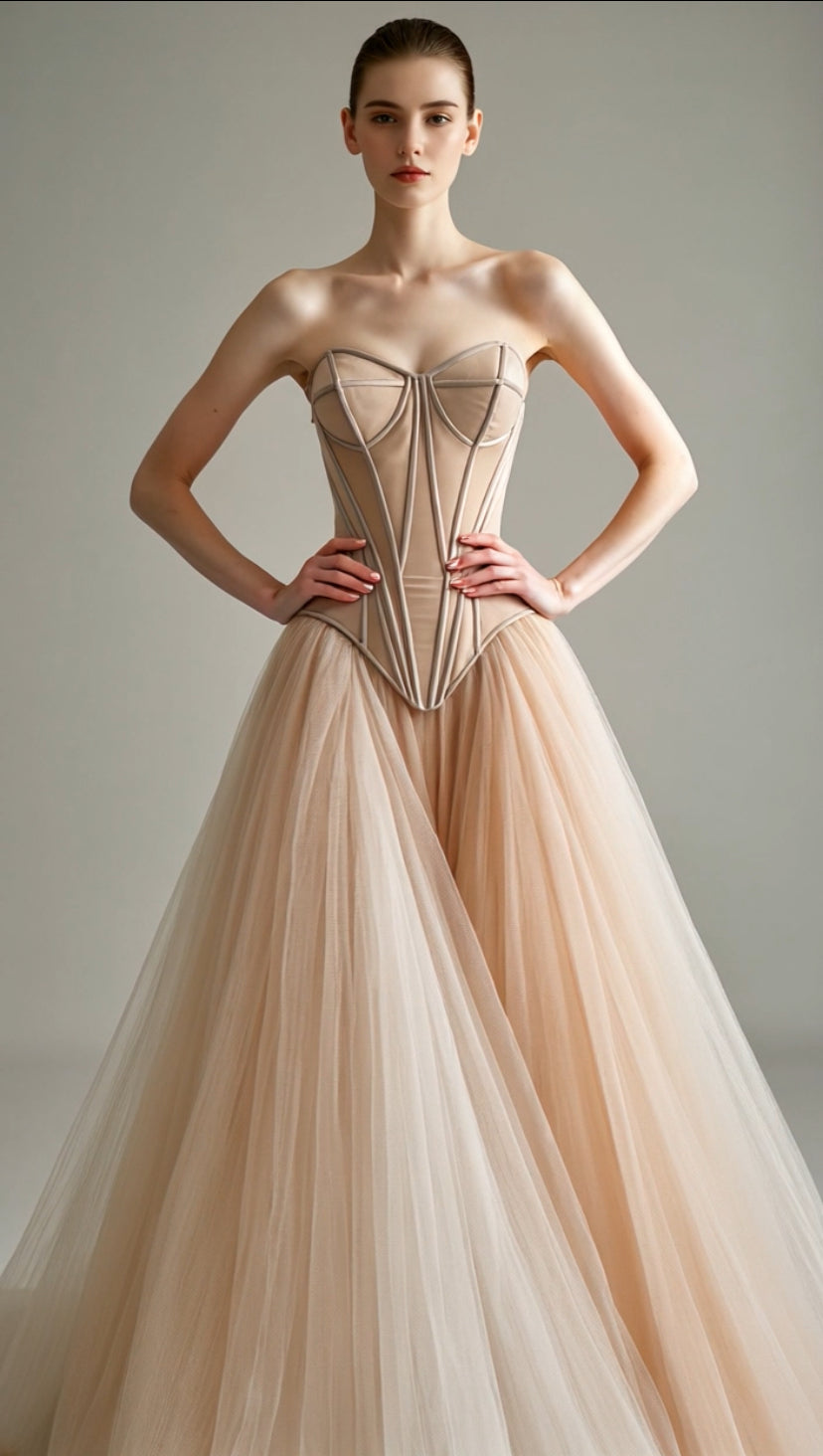 ARCHITECTURAL CORSET DRESS - Atelier Calliste