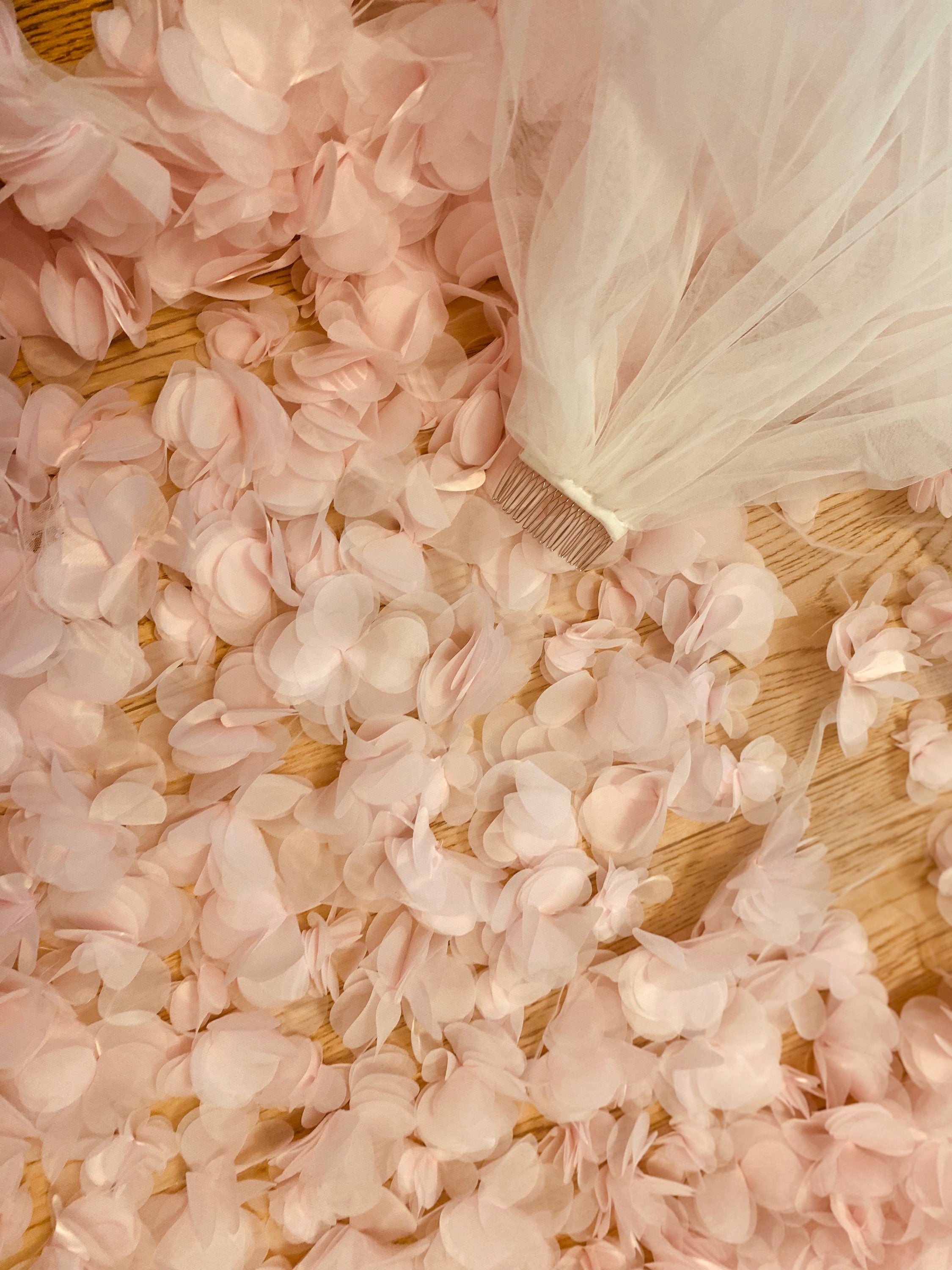 3D FLOWERS veil - Atelier Calliste