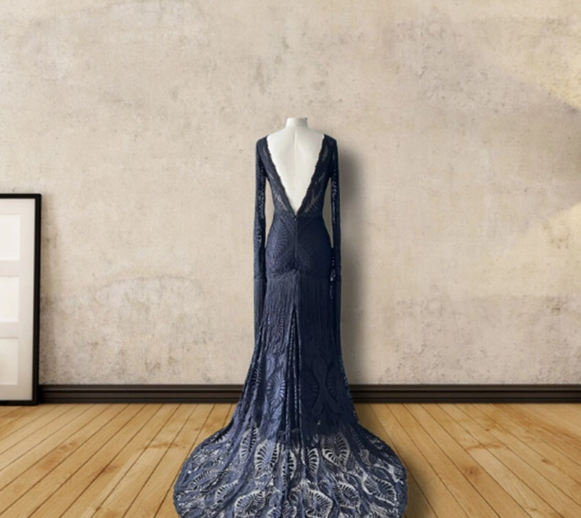 Dark Nymph black dress - Atelier Calliste