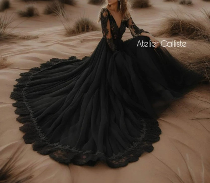 CLOTHO BLACK - Atelier Calliste