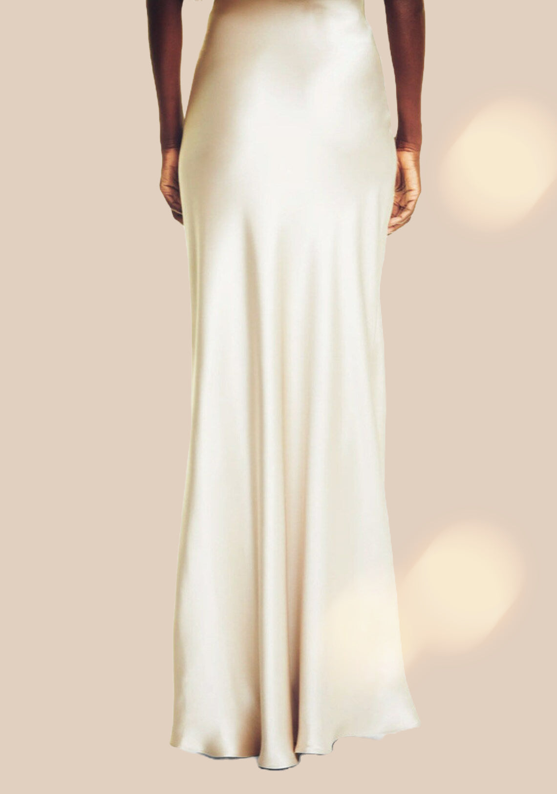 Long Satin skirt - Atelier Calliste