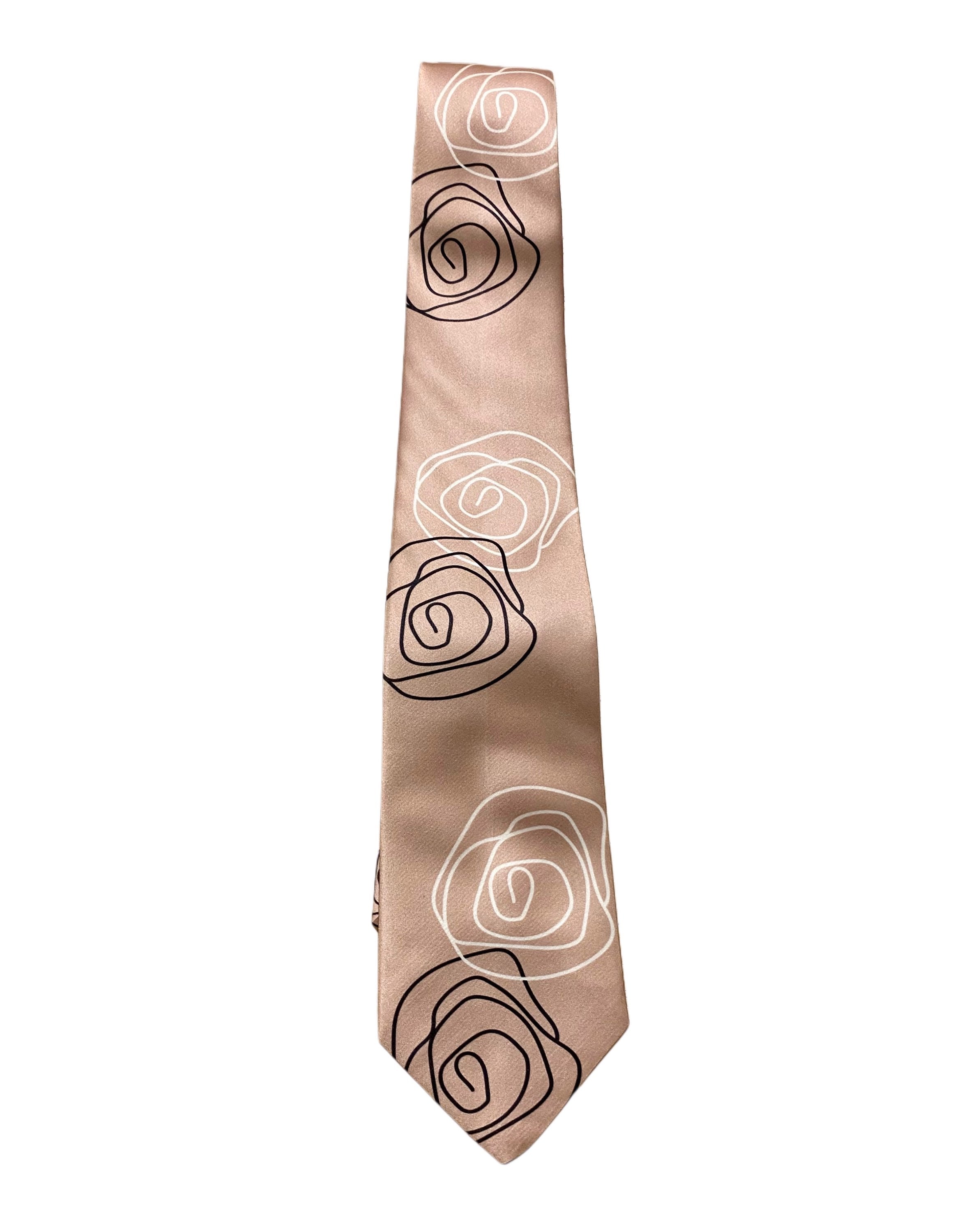 ROSE ABSTRACT tie - Atelier Calliste