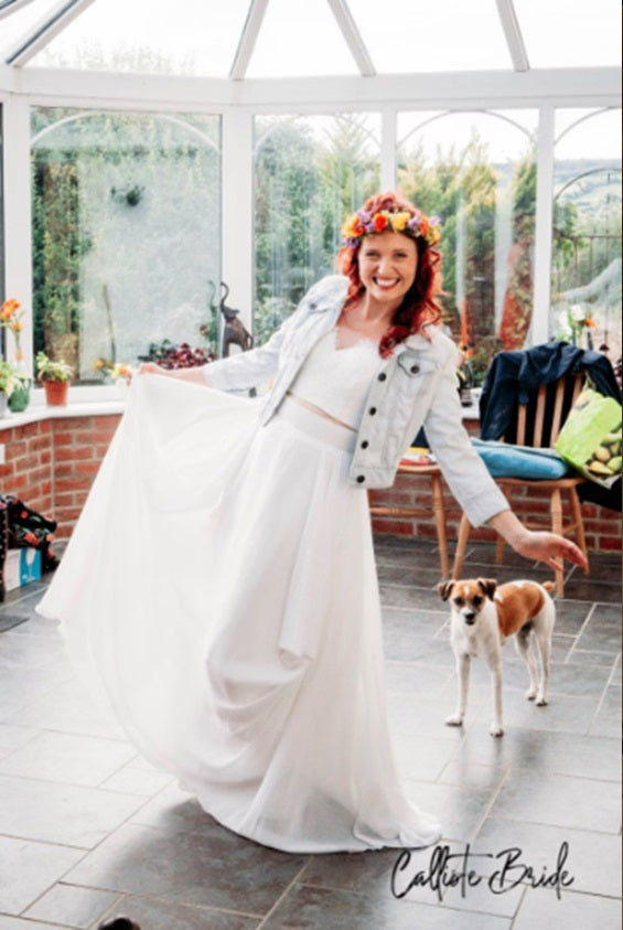 Woods Nymph wedding skirt - Atelier Calliste