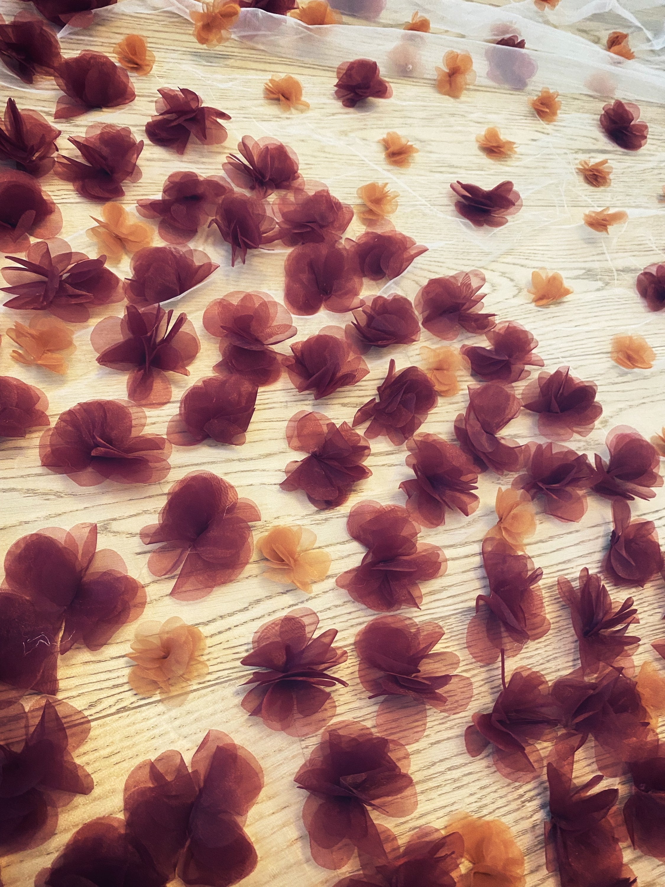 3D FLOWERS veil - Atelier Calliste