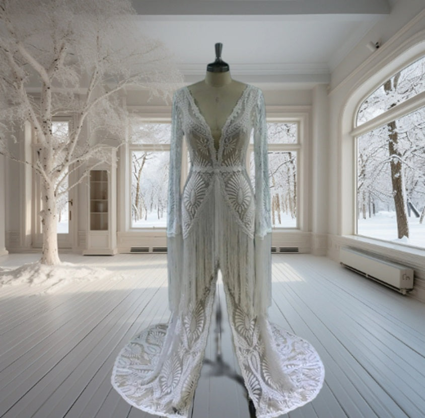 Dark Nymph black dress - Atelier Calliste