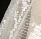 WHITE SEQUINED veil - Atelier Calliste